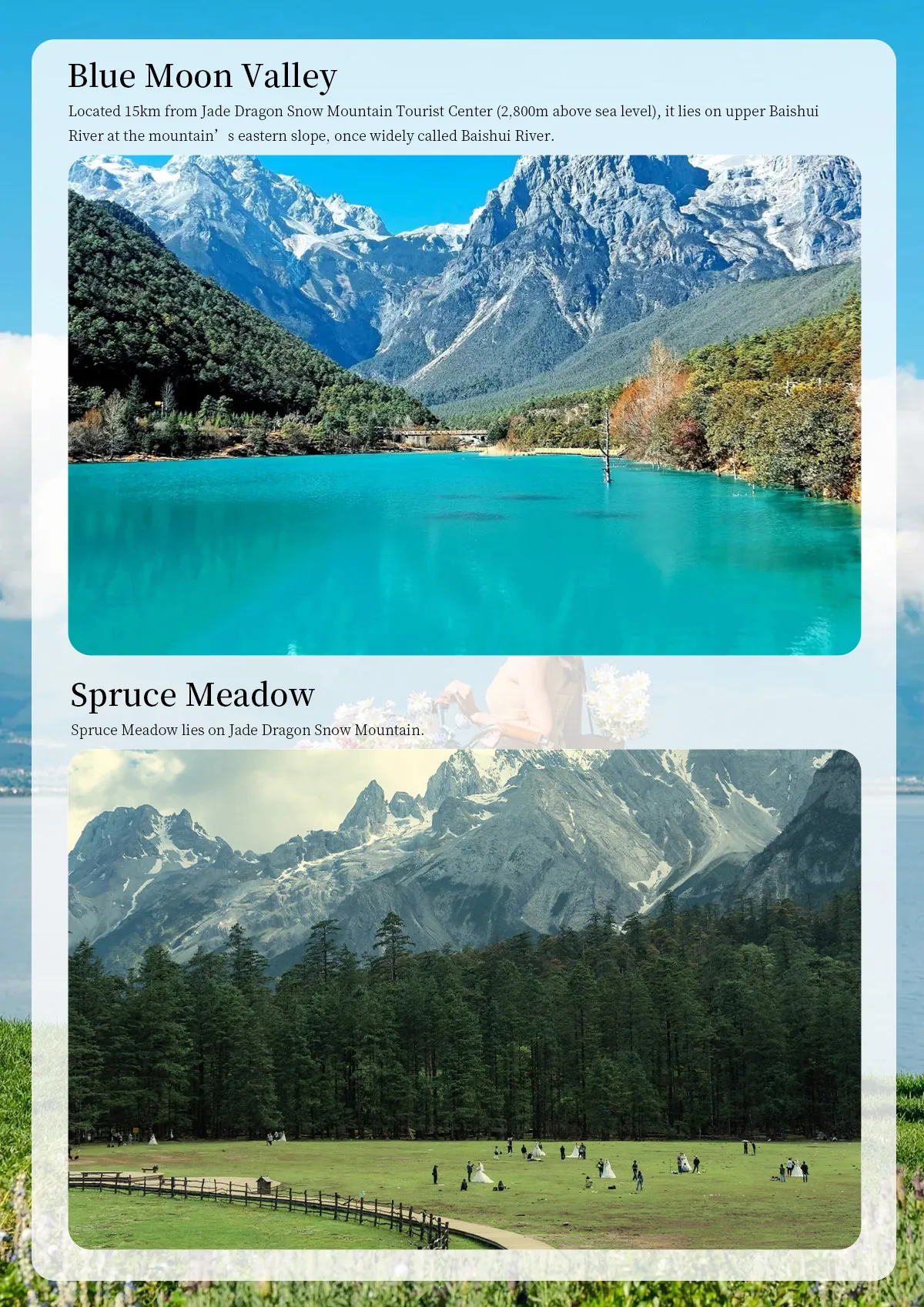 Blue Moon Valley and Spruce Meadow