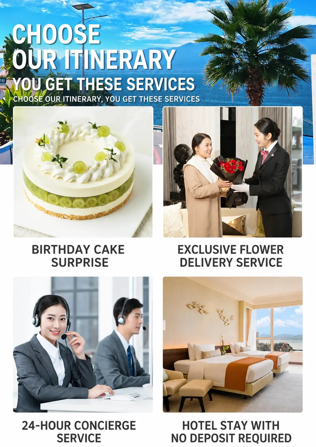 Travel service highlights